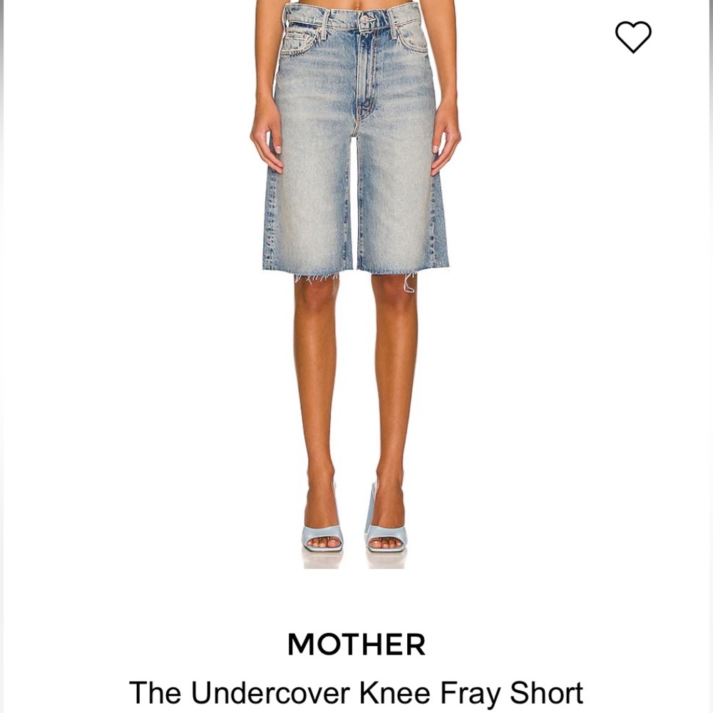 Mother undercover knee fray short the other side wash 23 - Picture 8 of 8